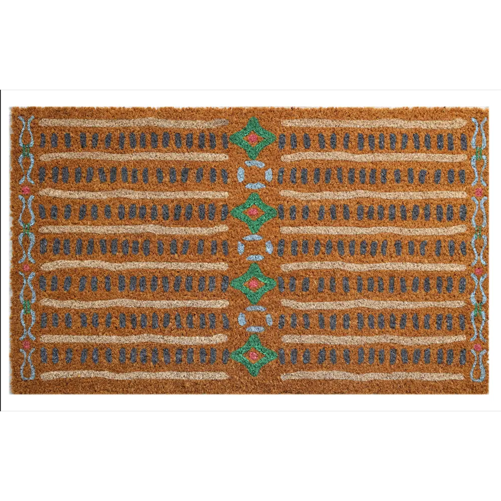 Коврик декоративный кокос Velcoc Kera Stripes 40x75 см STLM-2118726 - Вид №1