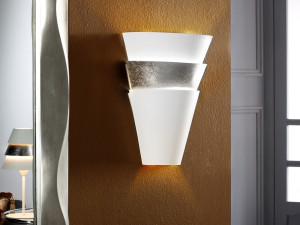 074412 Бра Isis 1L белый/серебро Schuller Isis1