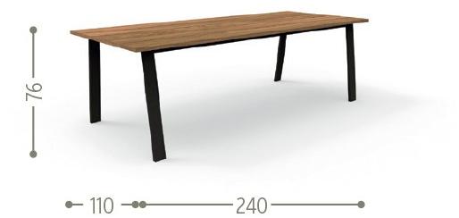 Talenti Прямоугольный деревянный стол Cottage Cottp - Вид №4