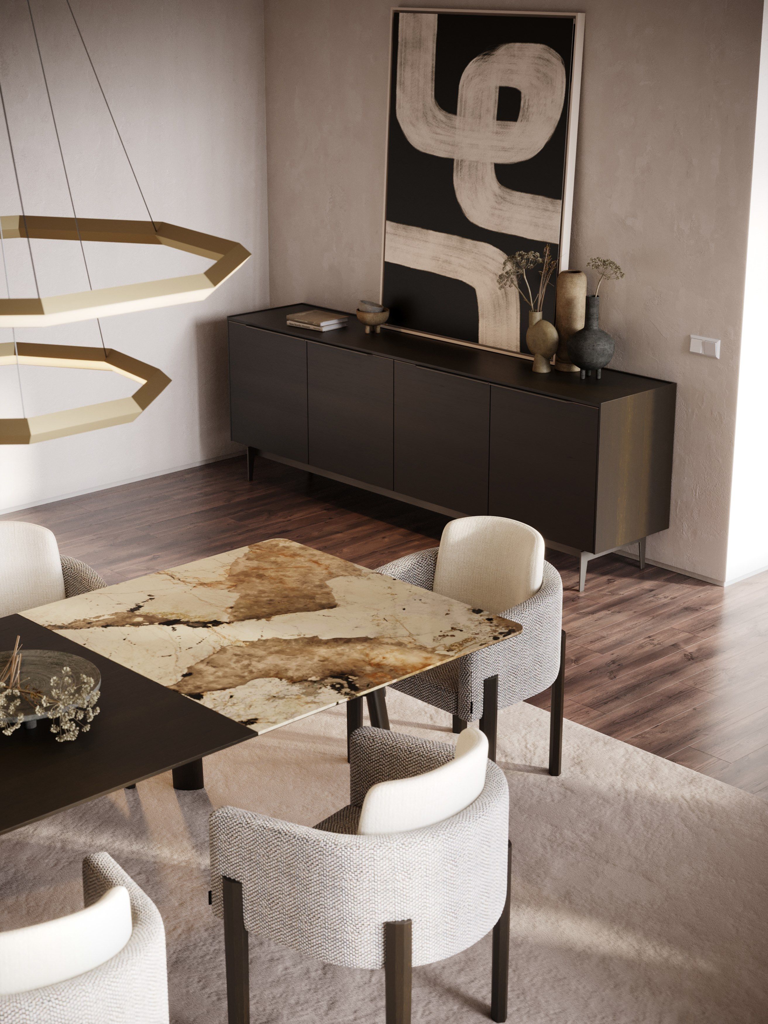 Шкаф из дуба с распашными дверями Stylish Club Landform ARCH-00065880 - Вид №4