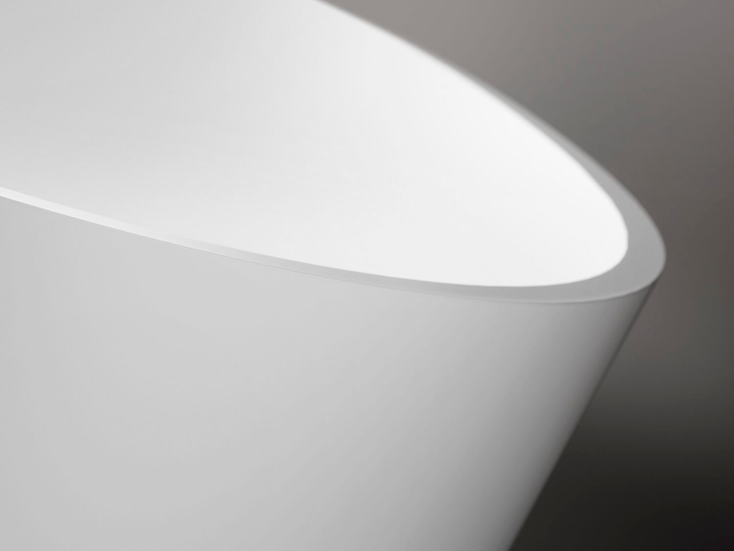 Овальная ванна в центре комнаты в твердой поверхности Gruppo Treesse мебель для ванной комнаты-отдельно стоящие ванны ARCH-00050901 - Вид №22