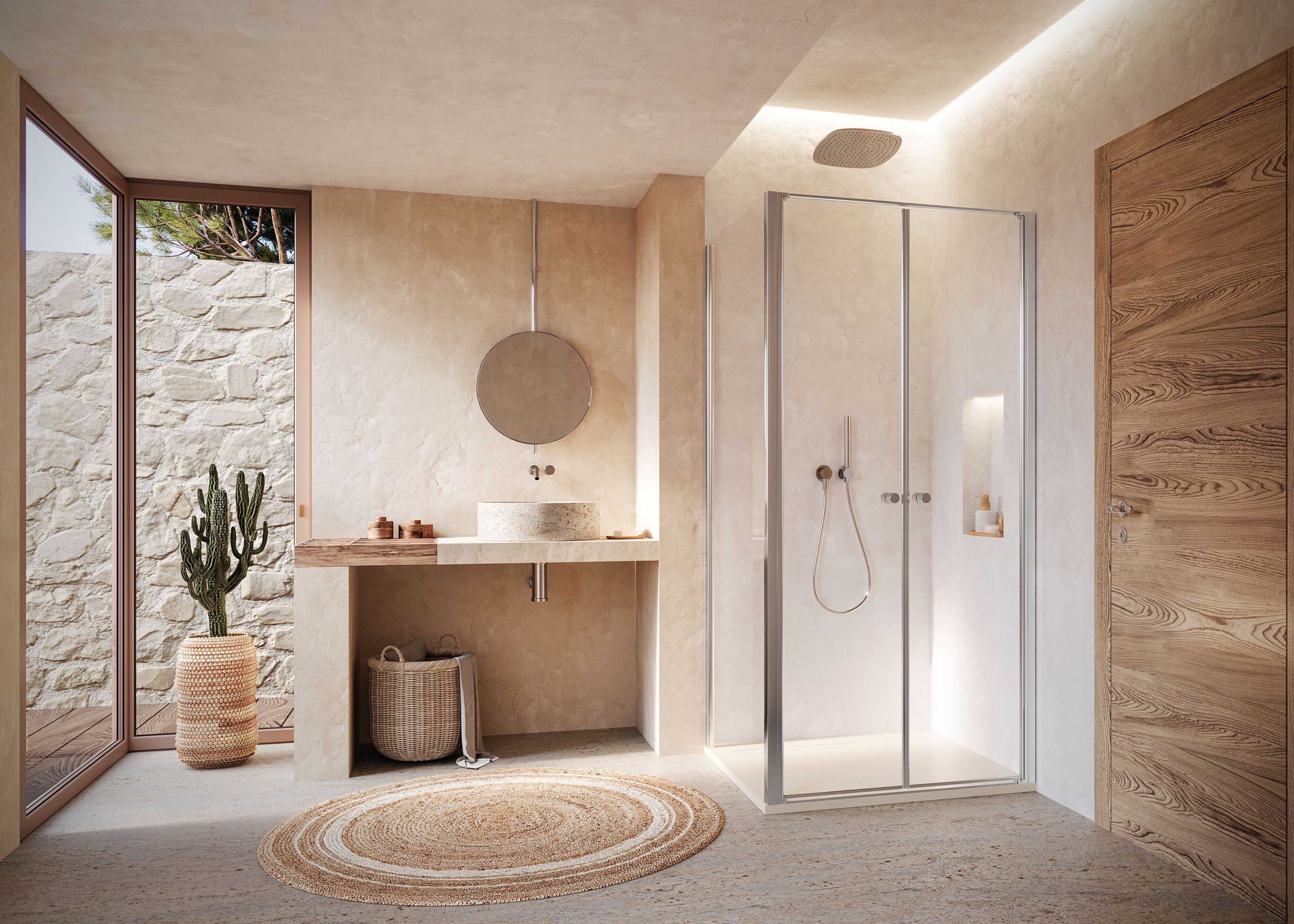 Прямоугольная хрустальная душевая кабина DUKA Multi-S 4000 NEW ARCH-00140870 - Вид №3