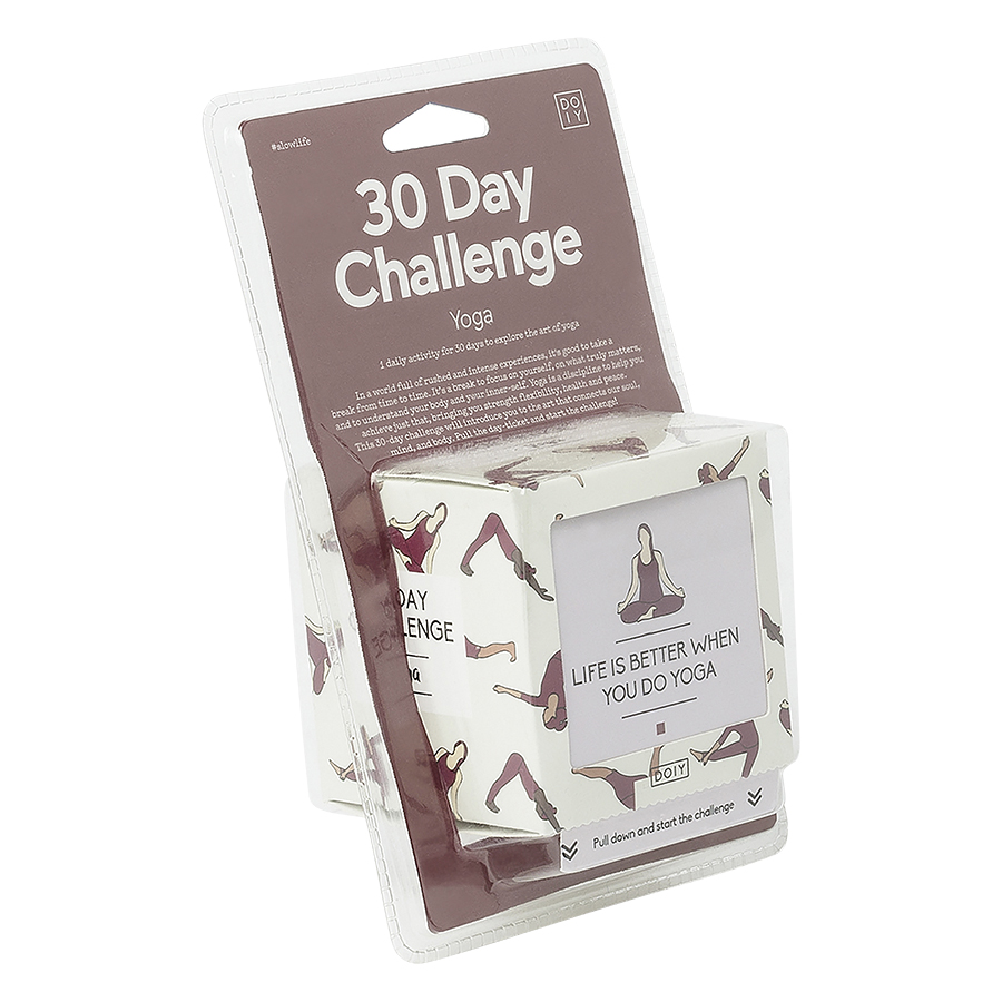 DYCHALYOE Набор поз для йоги на 30 дней yoga challenge Doiy 