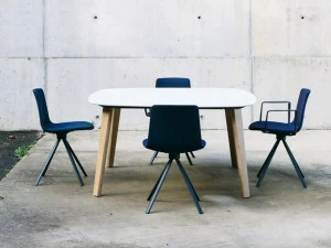 ENEA Прямоугольный стол из дуба Lts system