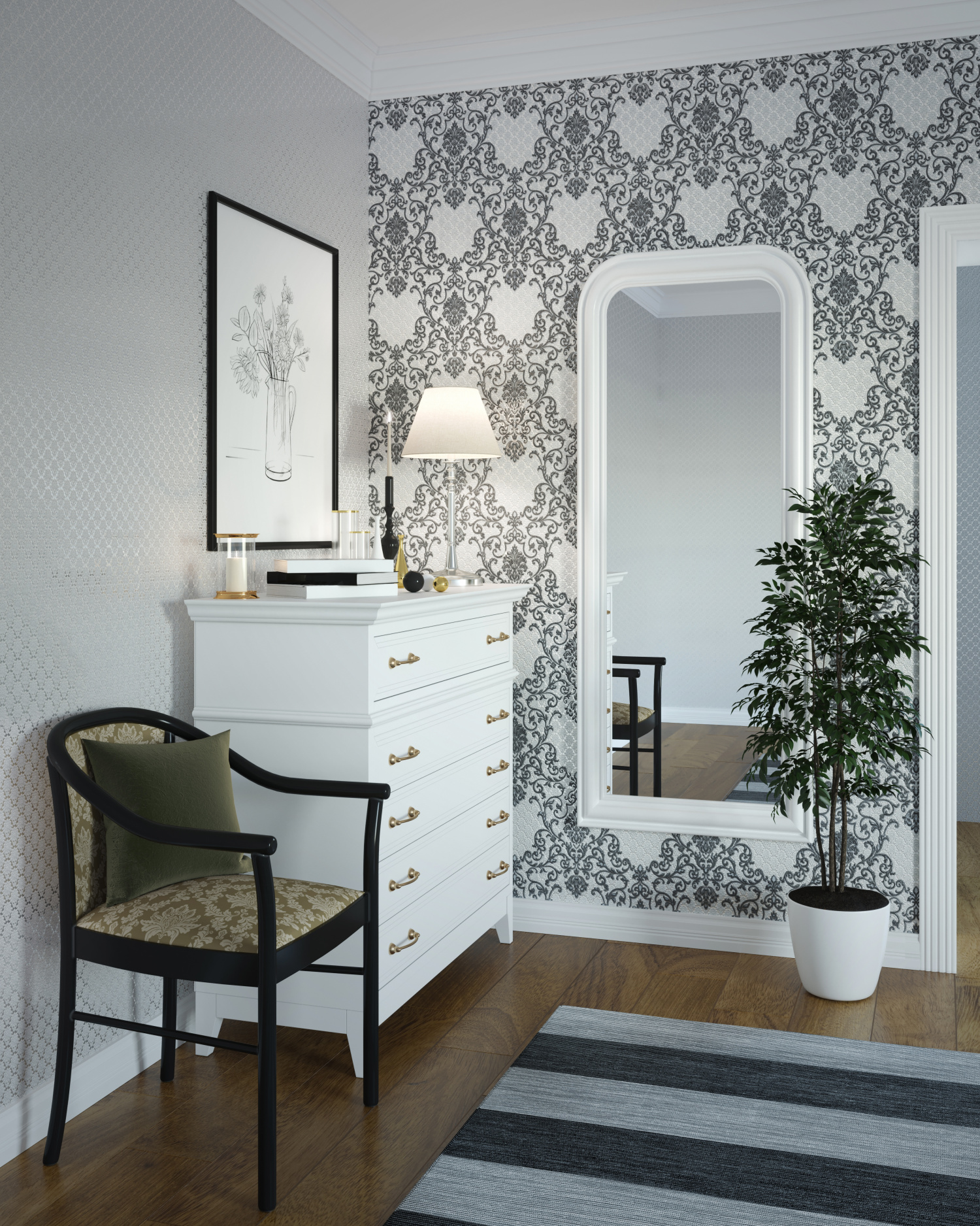 Рулон обоев основа Флизелиновая HC31008-28 Home Color Мин. заказ 6 рулонов HC3100828 - Вид №6