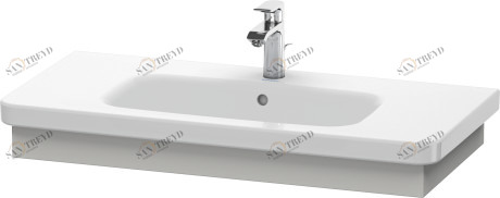 DS608200707 Подвесная раковина настенная овальная Duravit Durastyle серая