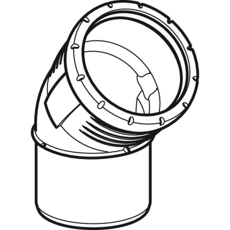 GEBERIT 393.322.14.1 Отвод Geberit Silent-Pro  - Вид №1