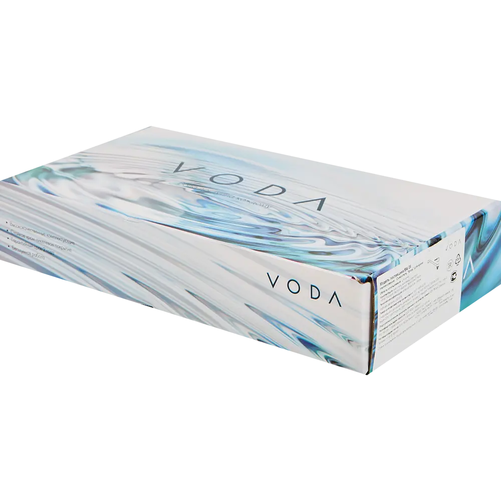 Смеситель для кухни Voda Snow 13.5 см латунь цвет белый 82842682 STLM-2105730 SW 05 - Вид №4