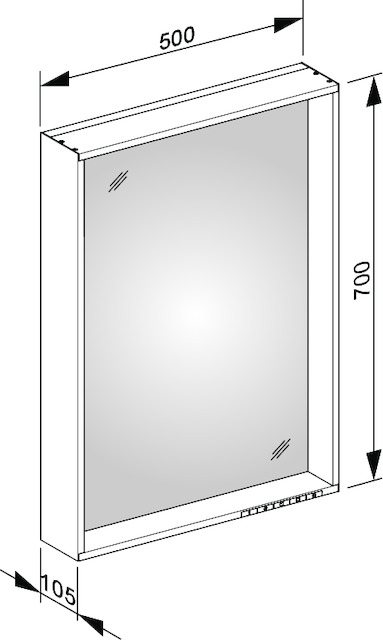 33097ZZ3003 Зеркало с подсветкой KEUCO Plan - Вид №13