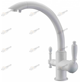 Zorg ZR 314 YF-33 White Смеситель для кухни Zorg 325х230 мм 