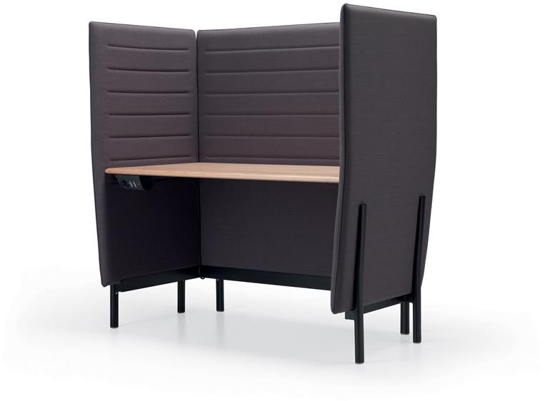 Alias Индивидуальное рабочее место с звукопоглощающими перегородками Eleven high desk sun-id-1345428 - Вид №3