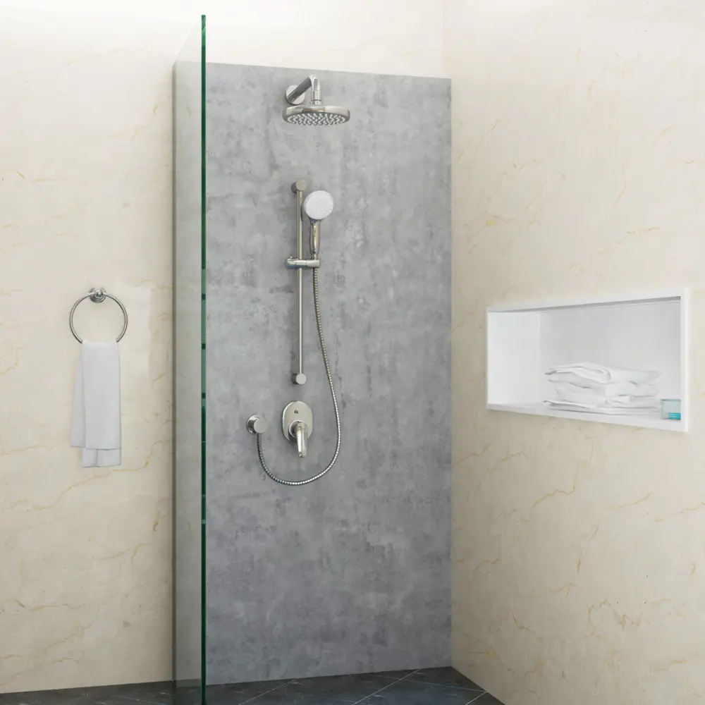 Набор душевой Grohe Bau Flow для скрытого монтажа с верхним и ручным душем 18690417 STLM-2203288  - Вид №9