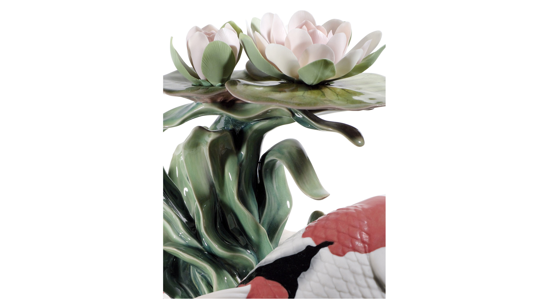 10669101 LLADRO Фигурка Lladro "Карпы Кои (Парчовые карпы)" 29х46см Фарфор Lladró  - Вид №1