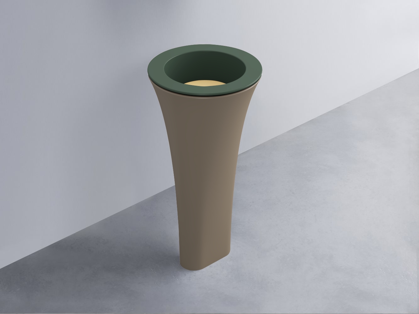 AMLA45-MU+AMPILT-CN+AMCOLT-AN Раковина Amedeo Tondo отдельностоящая cielo Enjoy + Amedeo Ceramica Cielo