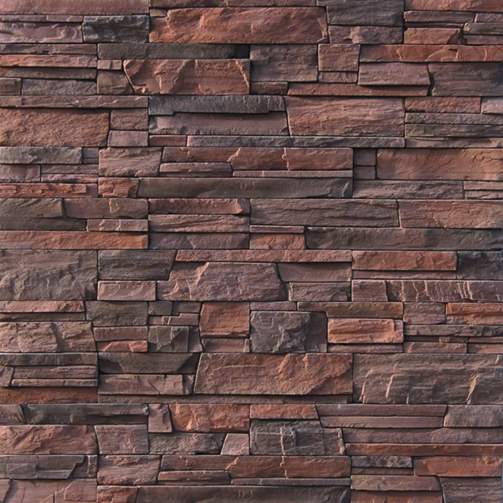 82553011 Камень искусственный White Hills Фьорд Лэнд темно-коричневый 0.8 м² STLM-0029708