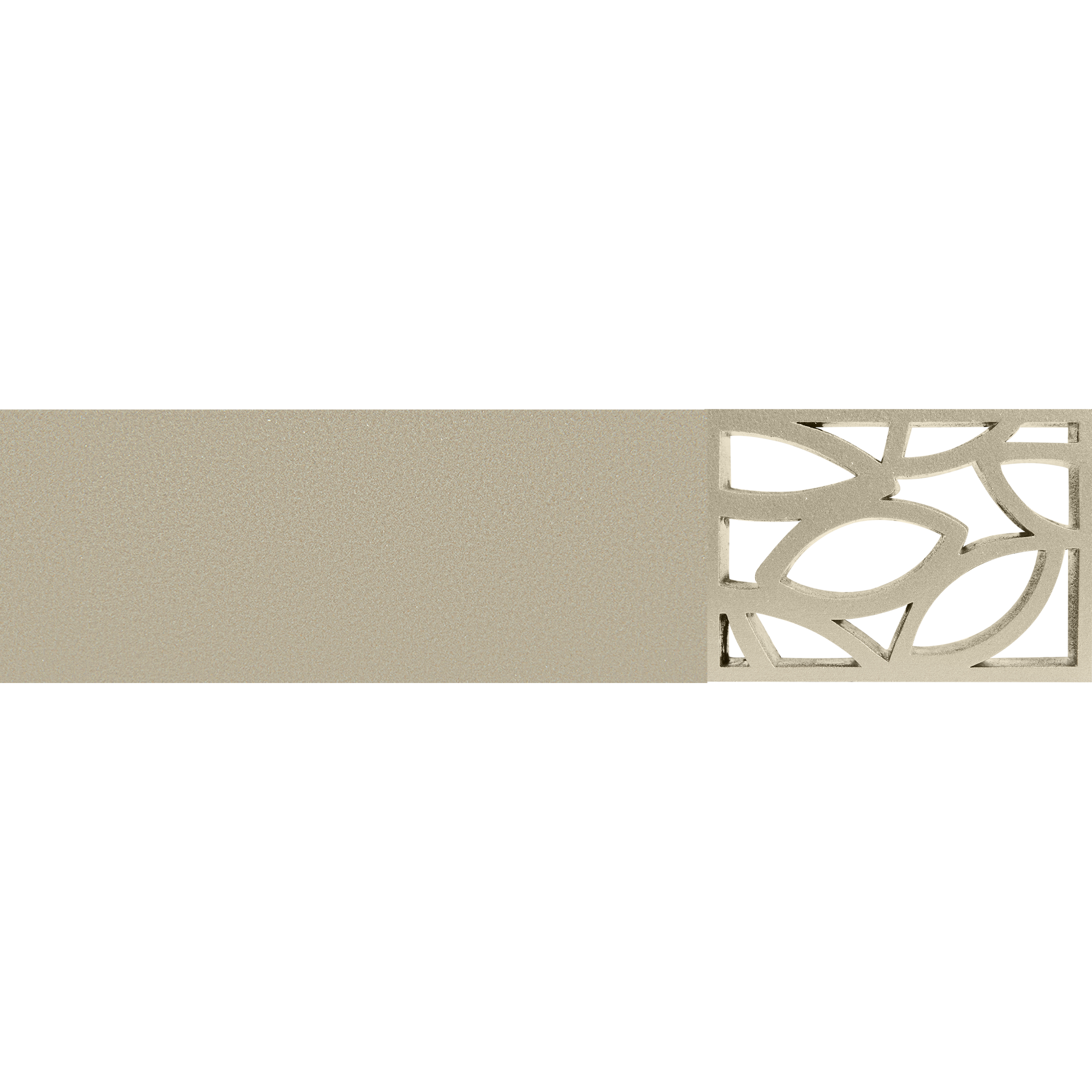 Наконечник Квадро Листья металл сатин 4 см 2 шт. INSPIRE 86198727 STLM-0066742 - Вид №3