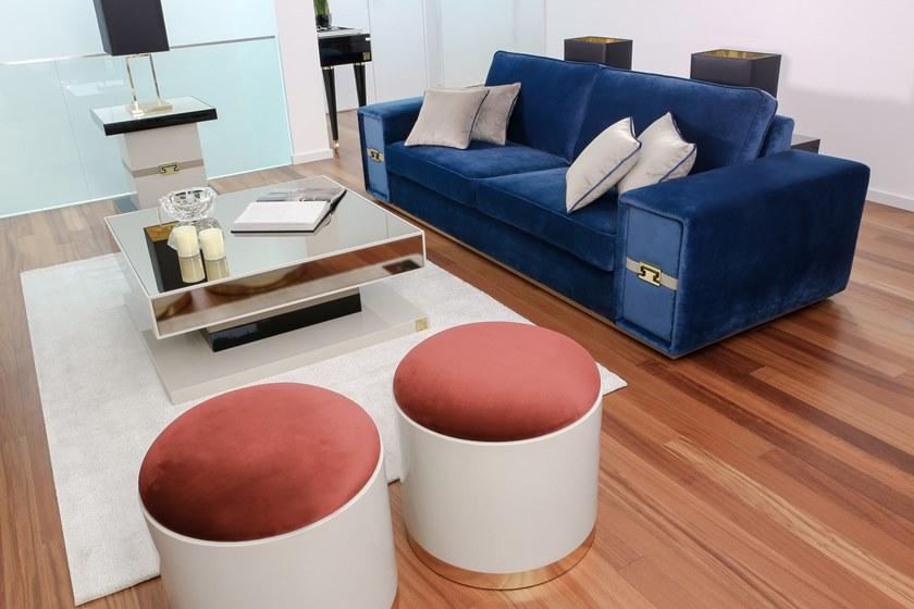 Stylish Club Пуф из круглой ткани с обивкой Sublime Scf.s08 - Вид №1