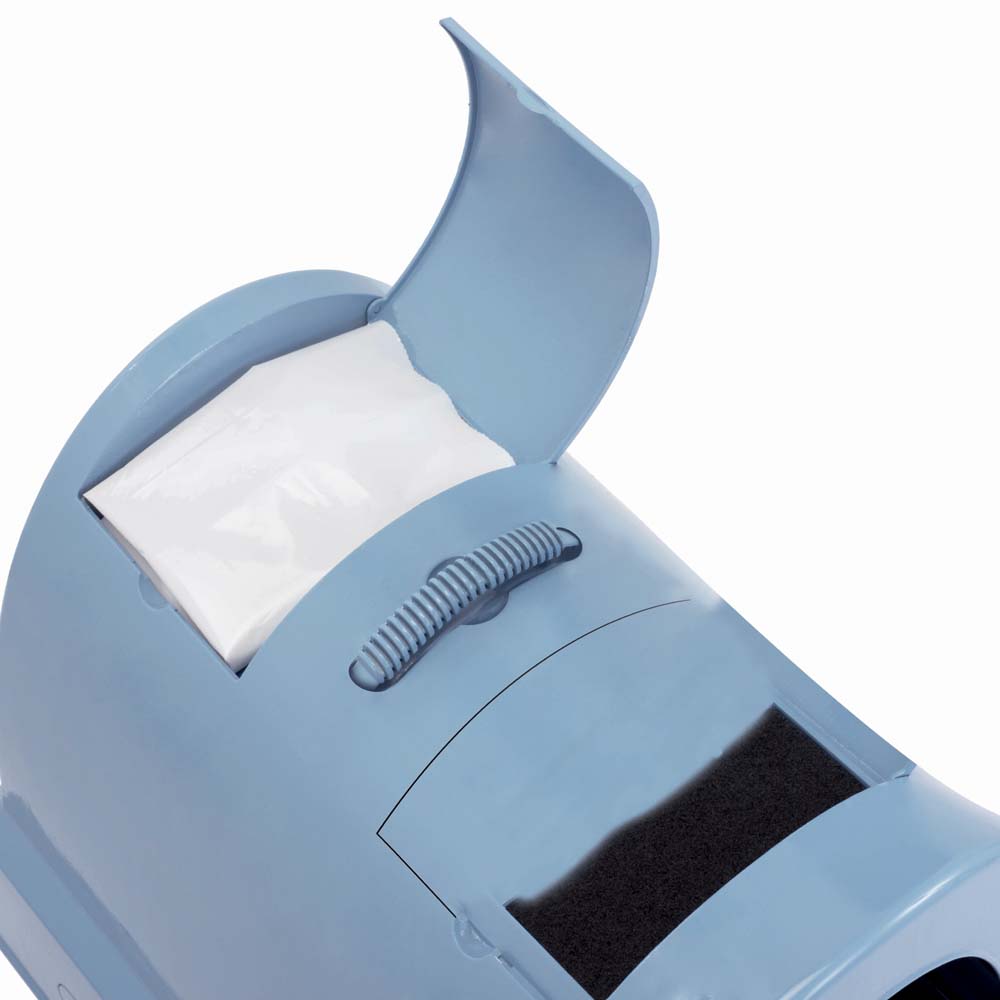 ПР0043984 Туалет для кошек Zuma закрытый, пепельно-синий 40х56х42,5см IMAC  - Вид №1