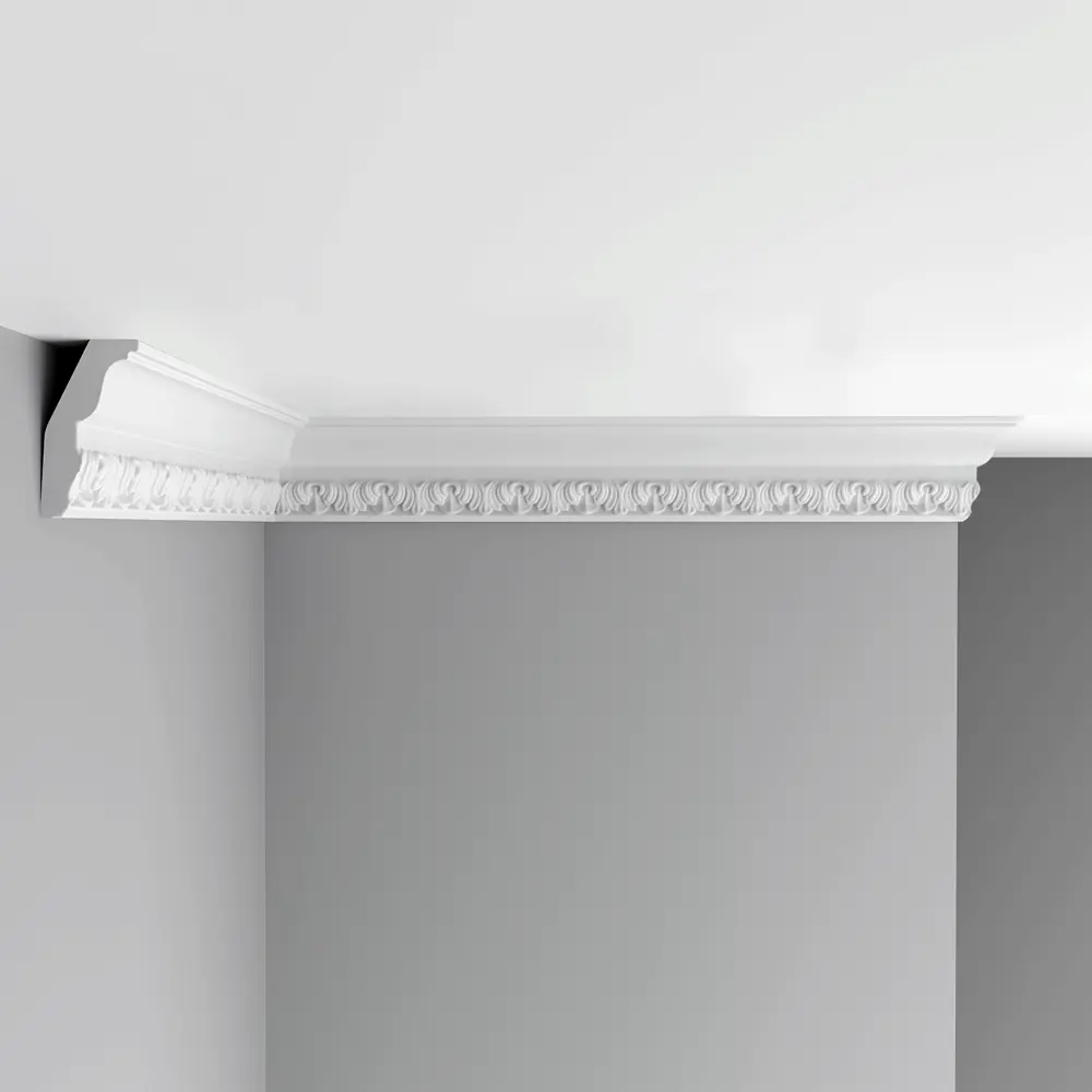 Плинтус потолочный полиуретан Decomaster DT 33 белый 35х87х2000 мм STLM-2065487 - Вид №5