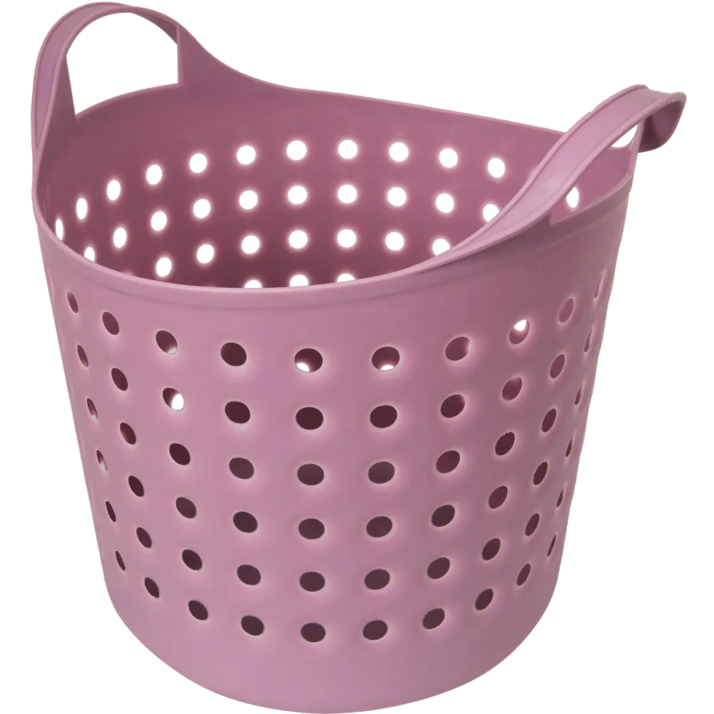 Корзинка Soft 20.61×22.21×17.4 см 4.1 л пластик цвет сиреневый 82154633 STLM-2089853 BEROSSI - Вид №4