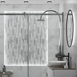 Настенная плитка Azori Misteria Geometria 31.5x63 см 1.79 м² матовая цвет серый