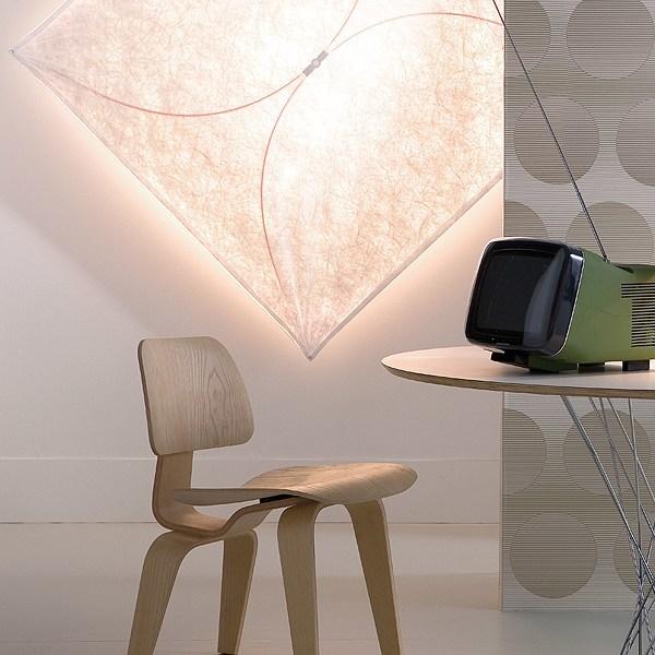 Flos Настенный светильник из синтетической ткани Home collection - muro+soffitto sun-id-1363141 - Вид №1