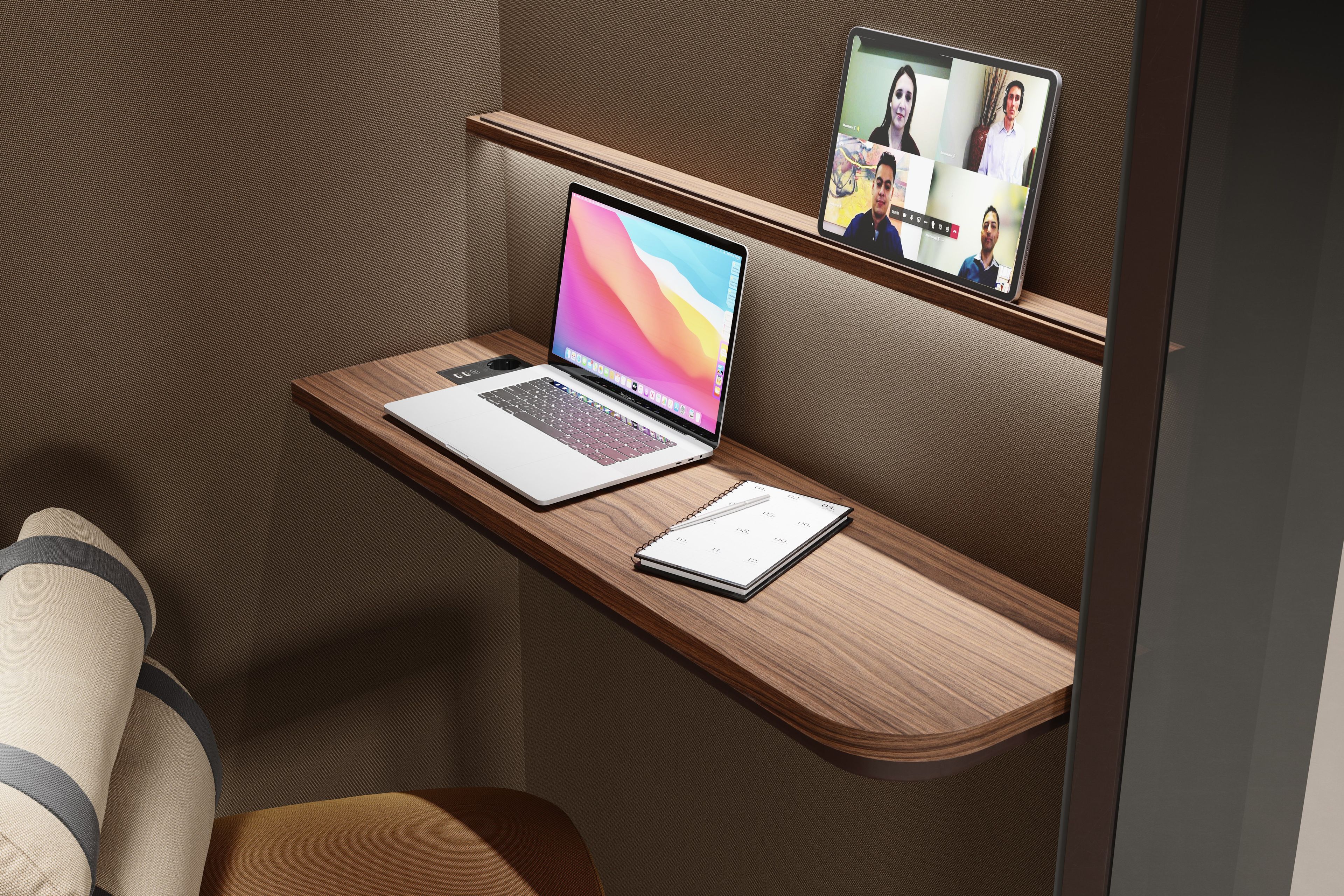 Одноместный акустическая офисная кабина Kettal Телефонная будка ARCH-00032133 - Вид №8