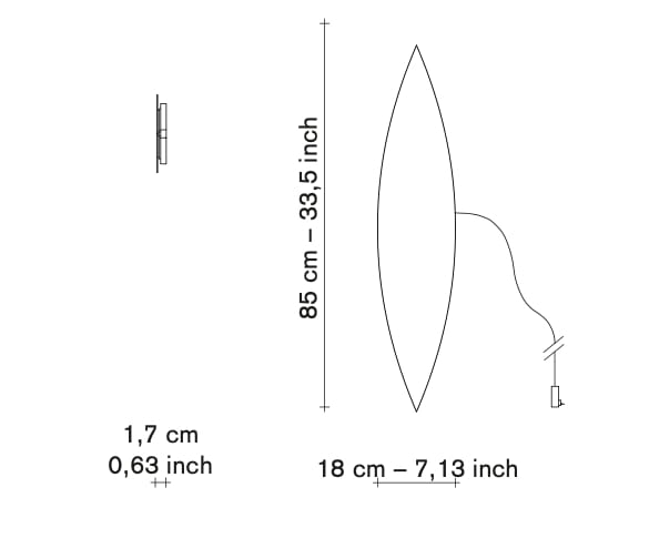 Светодиодный настенный светильник из нержавеющей стали valerie_objects закаты ARCH-00127997 - Вид №7