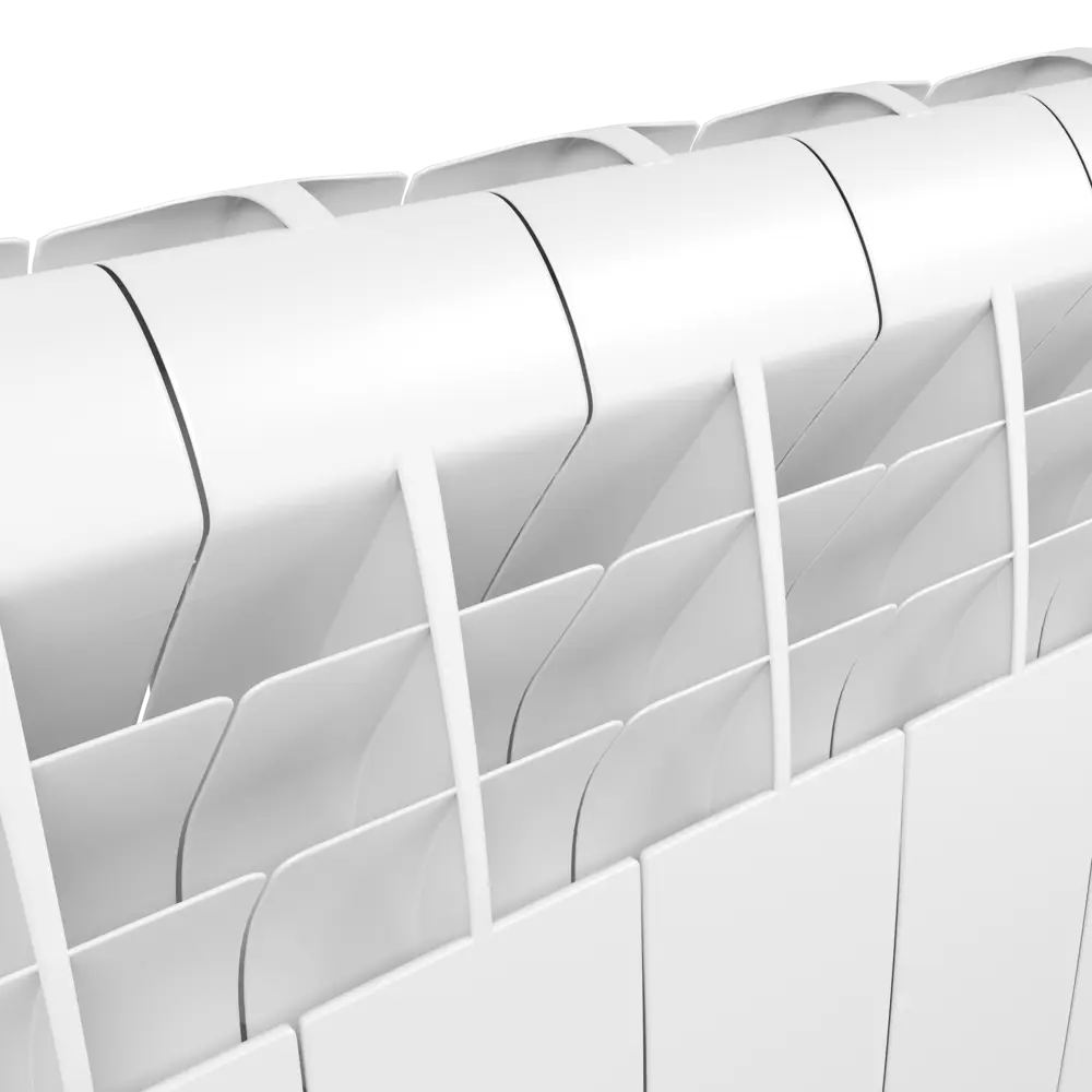 Радиатор секционный Royal Thermo Biliner 350/87 6 секций боковое подключение биметалл белый 82758174 STLM-2003956 - Вид №2