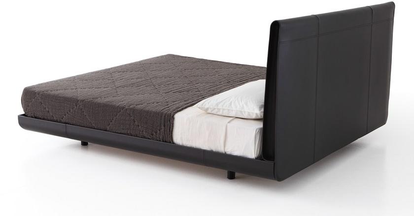 Porro Кровать двуспальная в коже с высоким изголовьем sun-id-1515943 - Вид №2