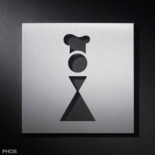 PS2401 Знак пиктограммы кухни/повара PHOS 