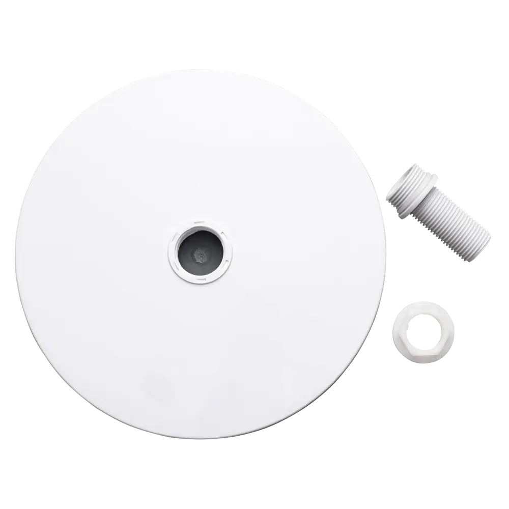 Лейка для верхнего душа KONSENSA Борнео круглая цвет белый STLM-2106409 - Вид №2