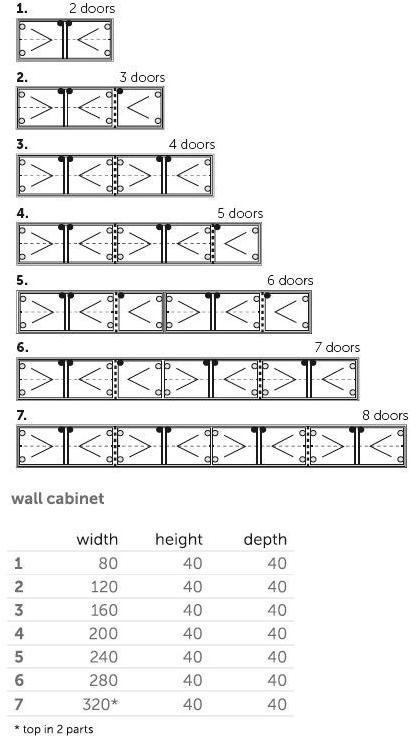 Joli Подвесной буфет из керамогранита с распашными дверцами Cube sun-id-1488080 - Вид №3