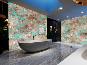 Декоративная стеклянная панель