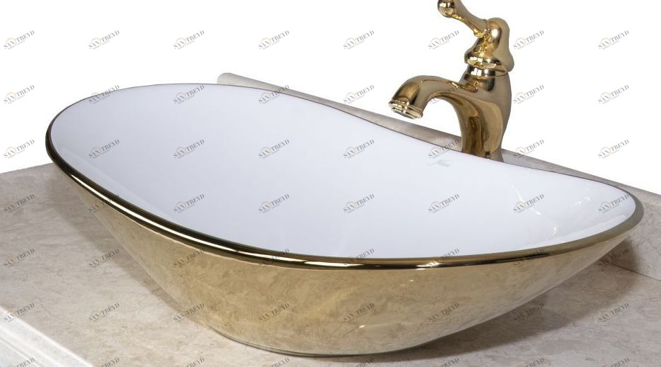 8007811AJW Накладная раковина на столешницу  овальная Tessoro 