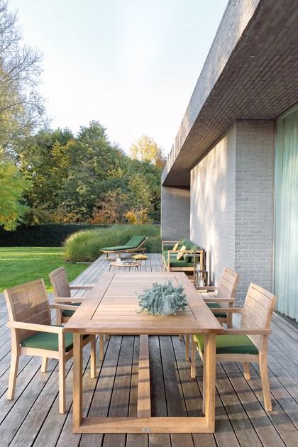 MANUTTI Садовая кушетка из тикового дерева Siena sun-id-1402871 - Вид №4