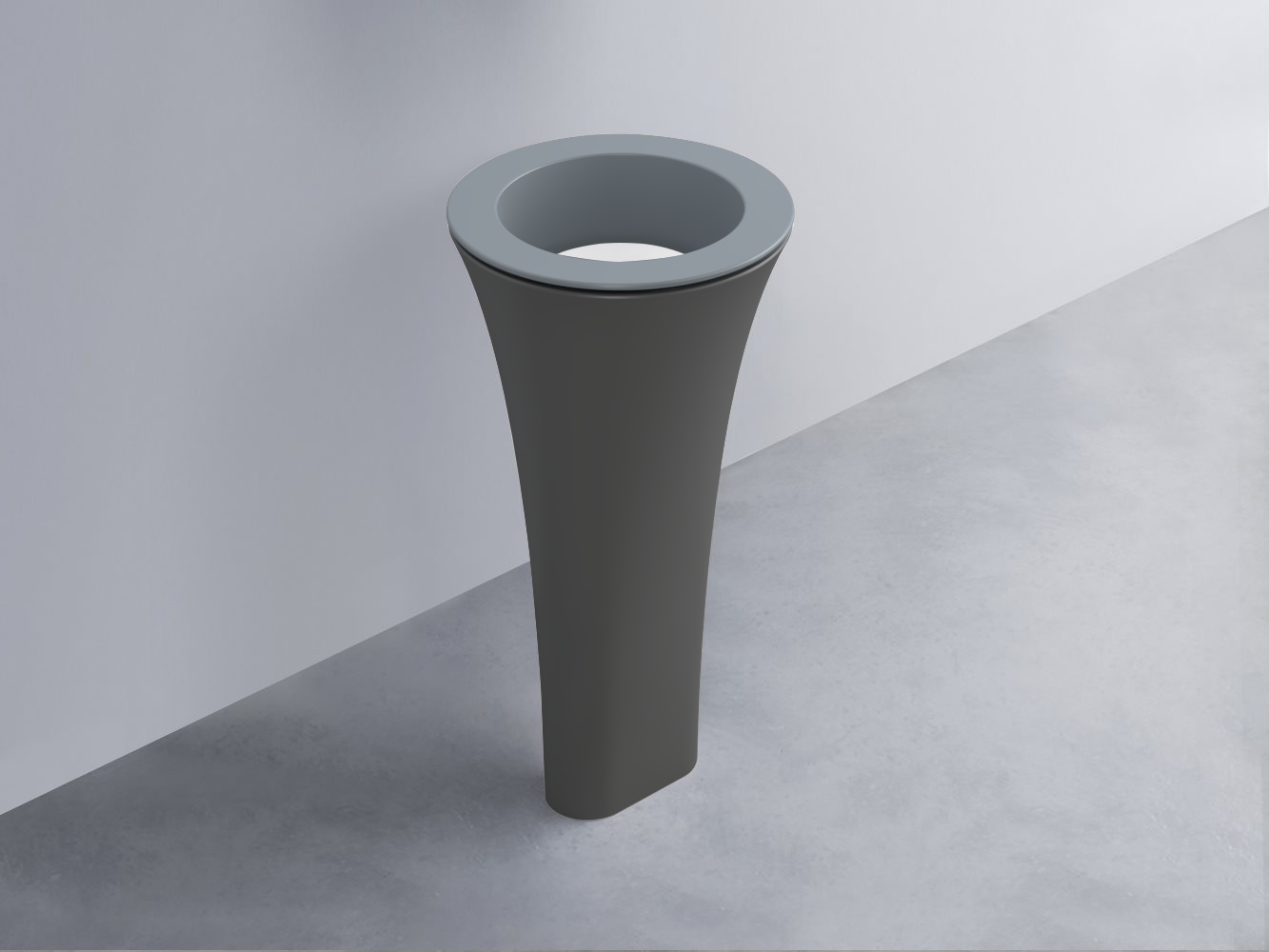 AMLA45-BR+AMPILT-BL+AMCOLT-CM Раковина Amedeo Tondo отдельностоящая cielo Enjoy + Amedeo Ceramica Cielo