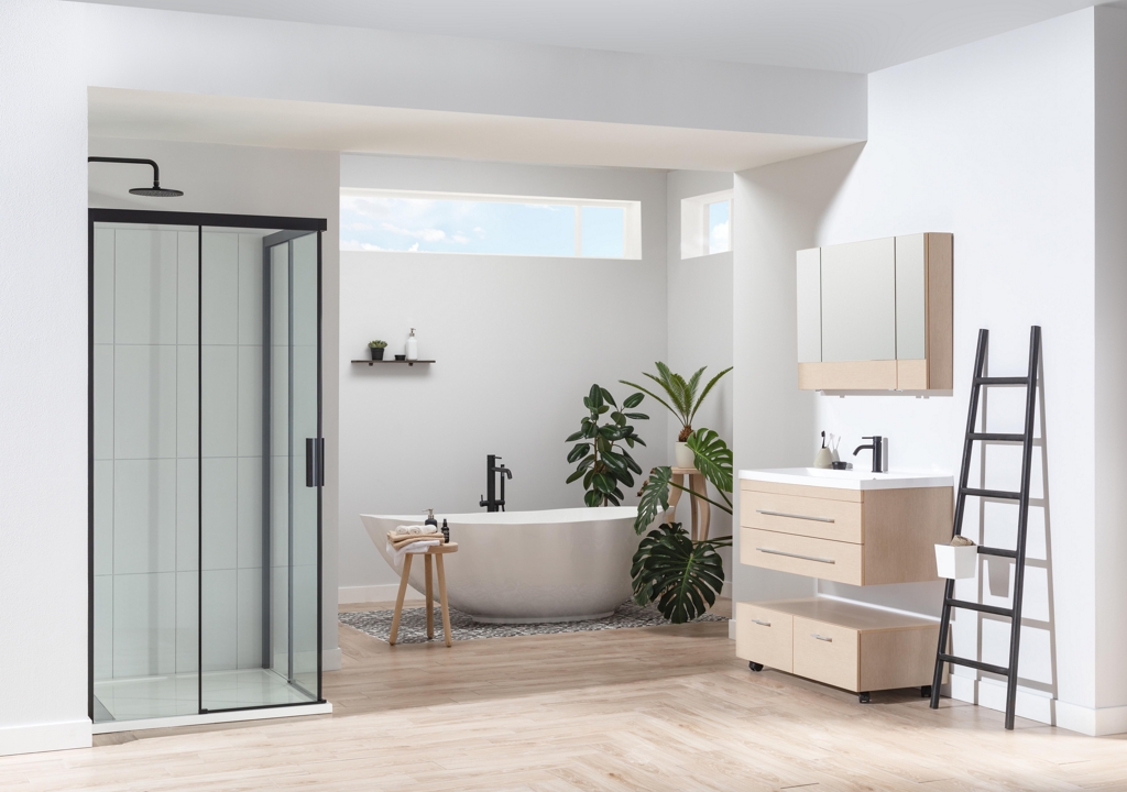 Мебель для ванной Aquanet Нота NEW 100 светлый дуб (камерино) 00230305 - Вид №10