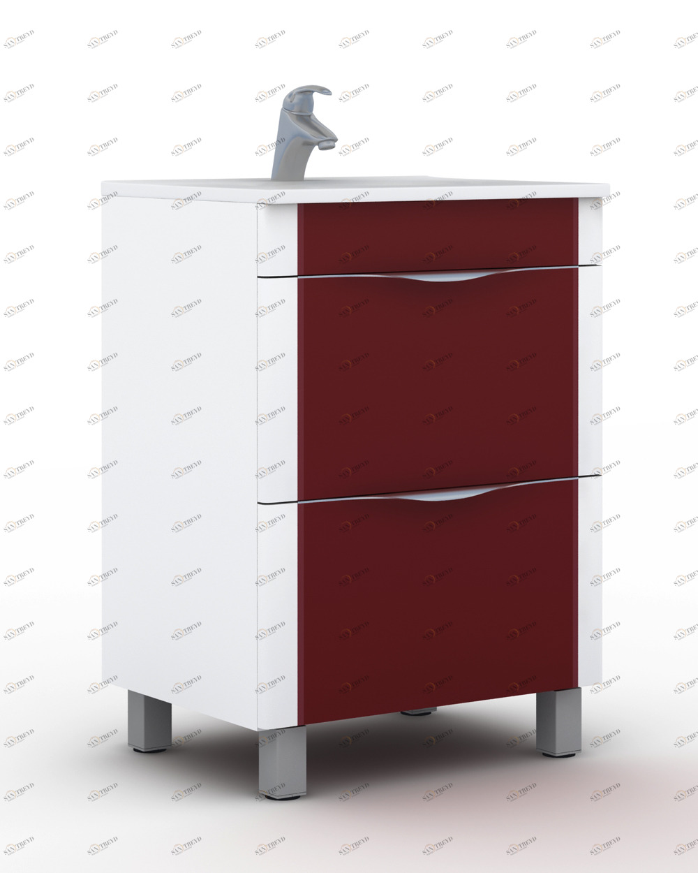 Тумба Laura-700 черный700⨉460⨉830 мм черный Santreyd sun-id-664495