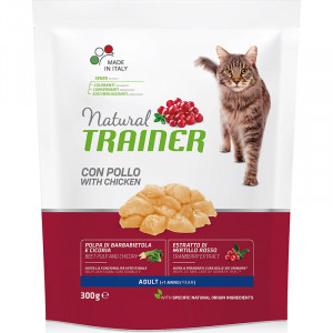 ПР0031782 Корм для кошек TRAINER Natural на основе свежего мяса курицы сух. 300г NATURAL TRAINER