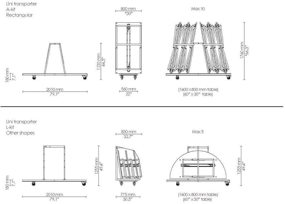 Howe Стол складной прямоугольный Usu sun-id-1502114 - Вид №16
