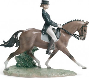 10672547 LLADRO Фигурка Lladro Выездка 38x33см, фарфор Фарфор