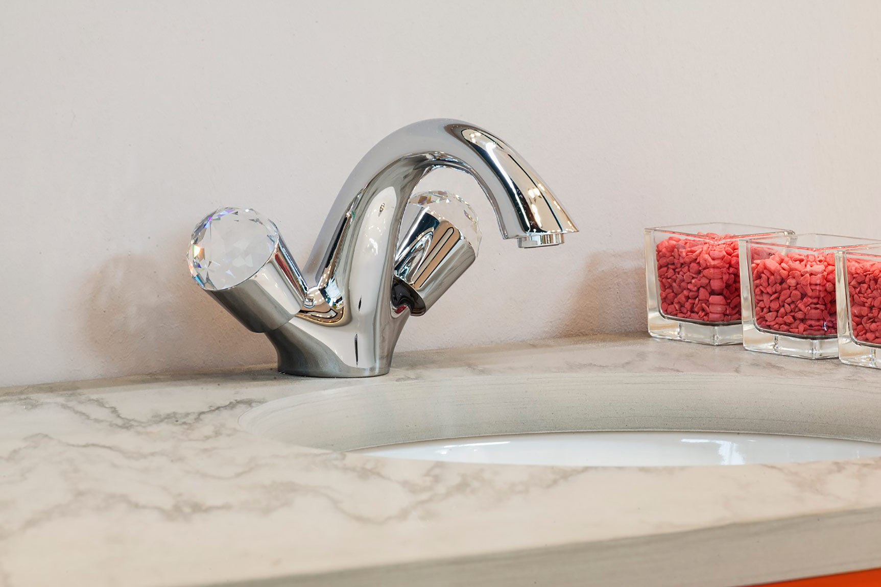 2003 ** 22 Комплект ванны с центральным изливом «парус» Nicolazzi Series Cristallo  - Вид №4