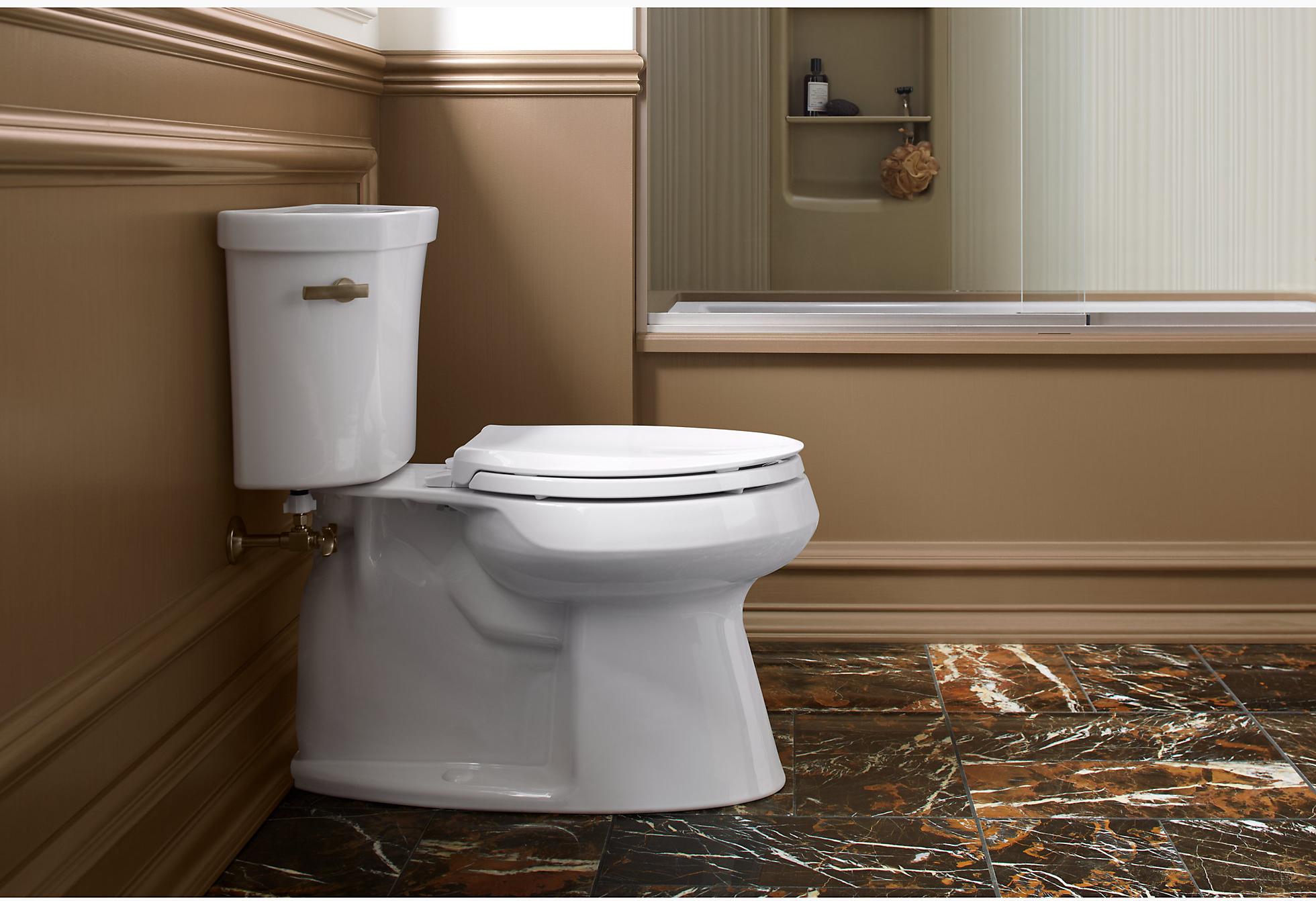 KOHLER Удлиненное сиденье для унитаза Cachet Quiet-Close  K-4636-0  - Вид №4
