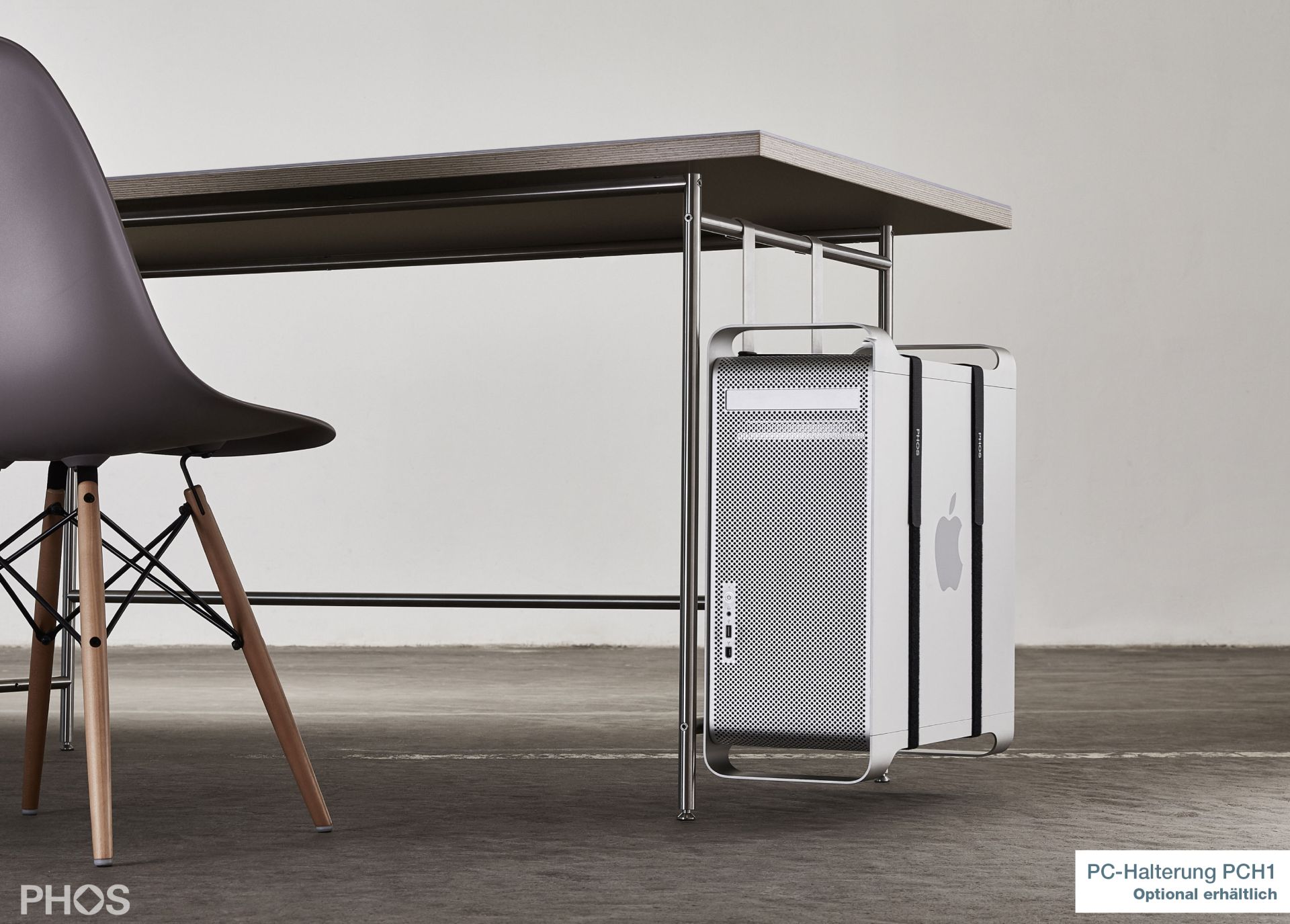 KATI-S1-180x90-L4178 Стол Карлсруэ - письменный стол со столешницей из линолеума - 180 х 90 х 75 см. PHOS  - Вид №7