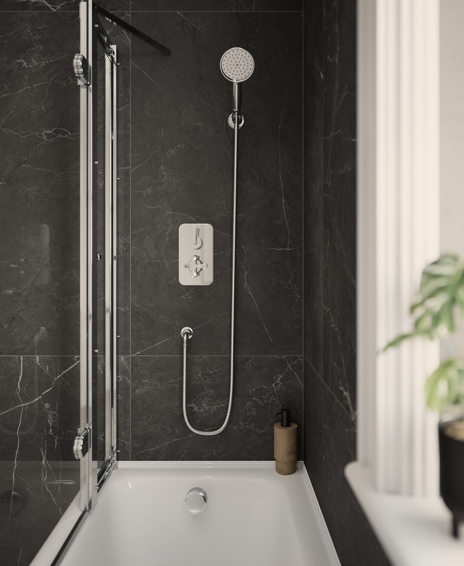 Смеситель для душа с 2 отверстиями и переключателем Burlington RIVIERA ARCH-00071187 - Вид №2