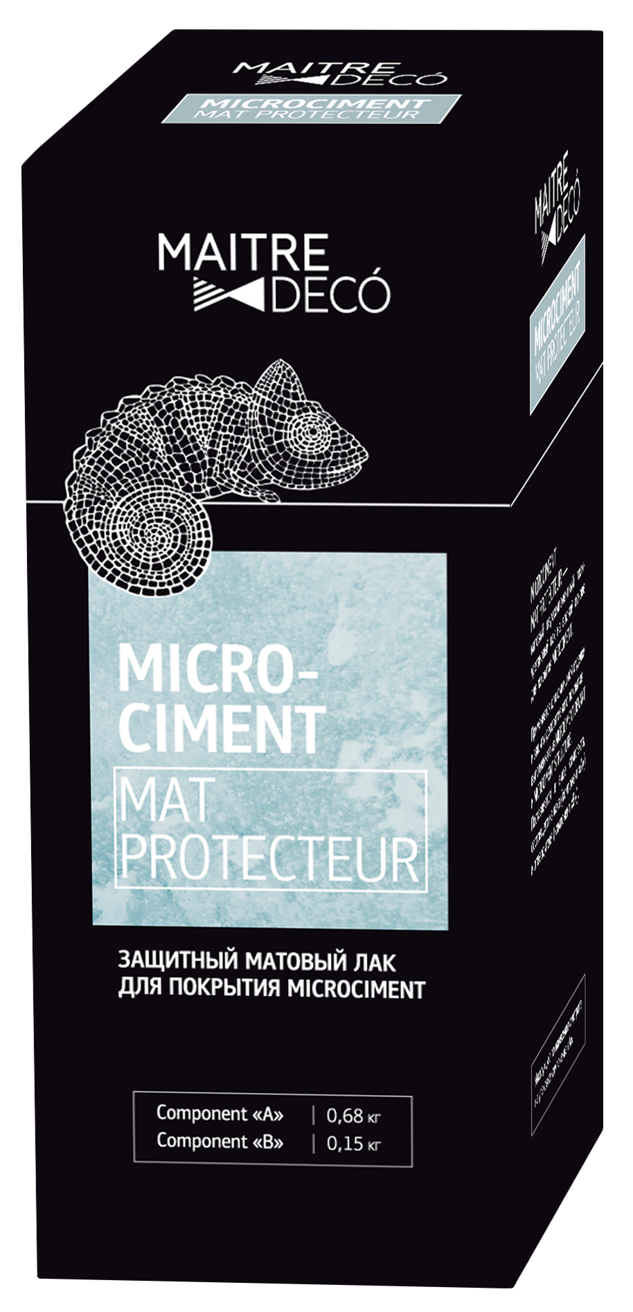 82891356 Защитный лак «Microciment Protecteur» 2 компонента 0.83 кг STLM-0037610 MAITRE DECO 