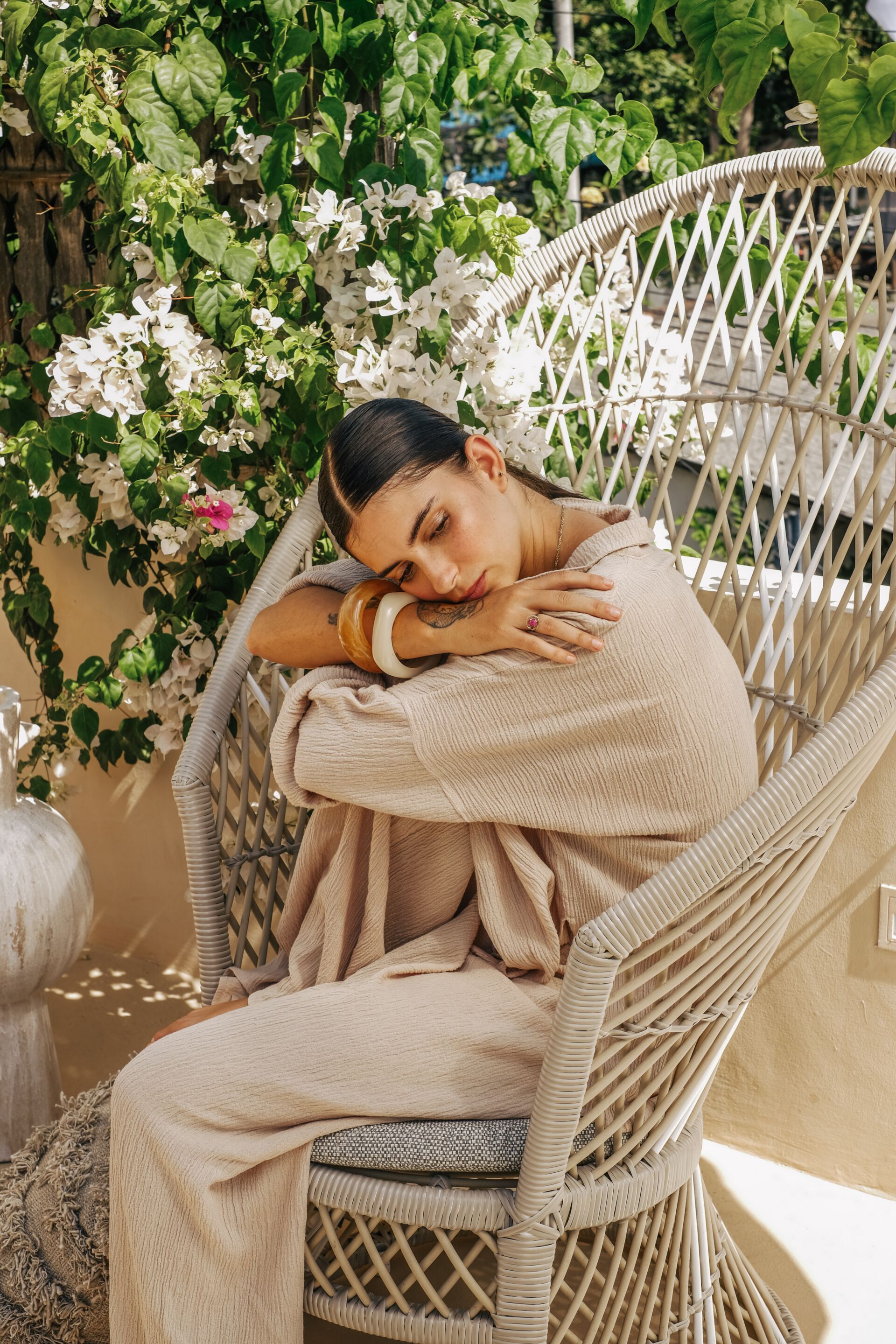 Садовое кресло из синтетического волокна с высокой спинкой cbdesign Agadir ARCH-00033714 - Вид №9