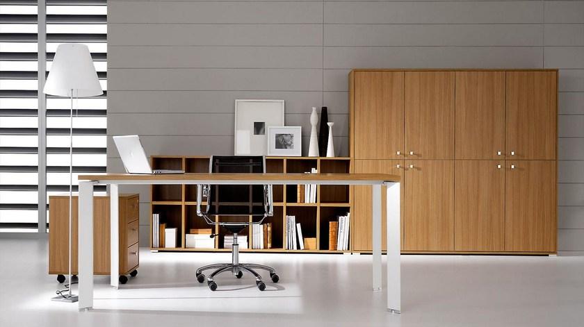 IFT Высокий офисный блок из фанерованной древесины с распашными дверями Pratiko sun-id-1502298 - Вид №1