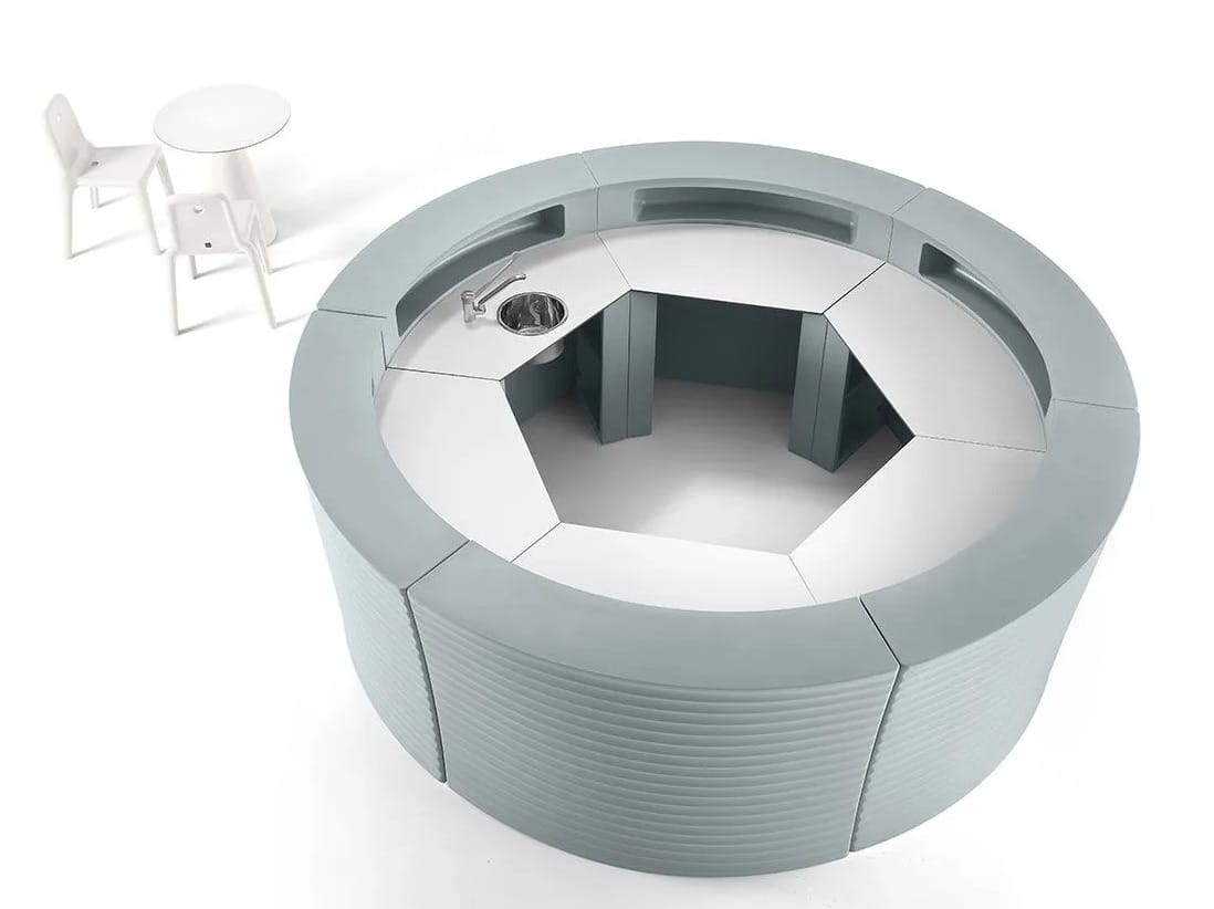 Наружная полиэтиленовая барная стойка Lyxo Design HANGAR 60 ARCH-00033533 - Вид №1